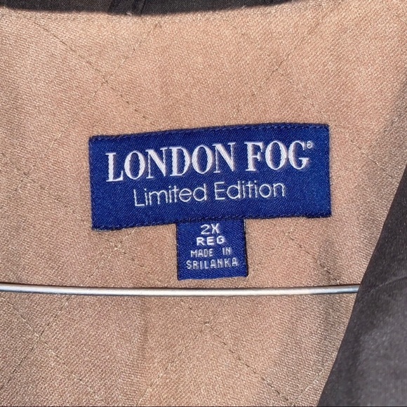 London Fog limited edition tan brown coat 2X Reg - Picture 3 of 5